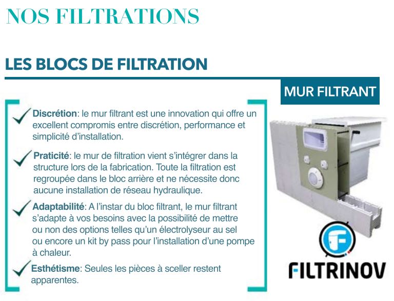 Mur filtrant piscine Filtrinov Distripool — free download